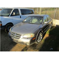 2003 NISSAN MAXIMA VIN/SN:JNIDA31A53T414730 - GAS ENGINE, A/T, ODOMETER READING 187,863 MILES