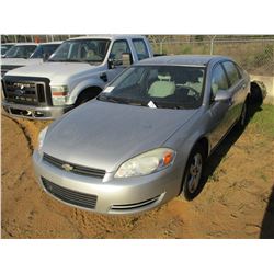 2008 CHEVROLET IMPALA, VIN/SN:2G1WB55K681268653 - V6 GAS ENGINE, A/T, ODOMETER READING 207,156 MILES