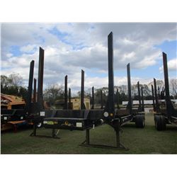 2014 PITTS LOG TRAILER, VIN/SN:5JYLT4025EP140767 - T/A, 4 BOLSTER, 11R24.5 TIRES