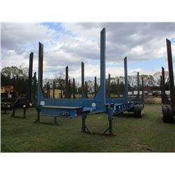 2012 MAGNOLIA LOG TRAILER, VIN/SN:1M9BA4022C1435096 - T/A, 4 BOLSTER, 11R24.5 TIRES