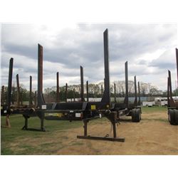 2014 PITTS LT40-8L LOG TRAILER, VIN/SN:5JYLT4022EP140483 - T/A, 4 BOLSTER, 11R24.5 TIRES