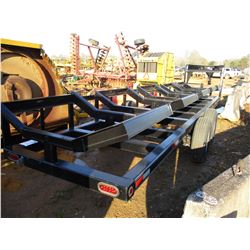 2017 TIGER GOOSENECK HAY TRAILER, VIN/SN:5UTGN2520HM007962 - 5 BALE CAP, T/A, ST235/80R16 TIRES