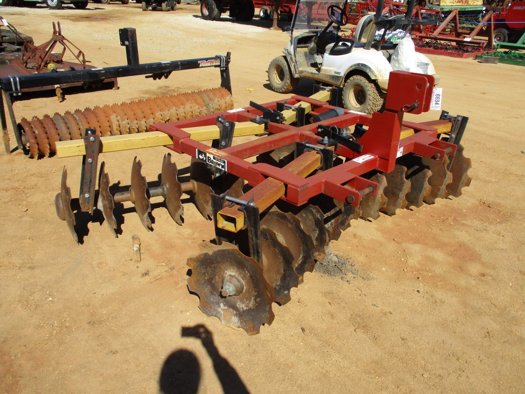 BROWN DISC HARROW J.M. Wood Auction Company, Inc.
