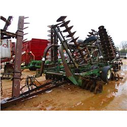 JOHN DEERE T0230 DISC HARROW, - W/BUSTER BARS