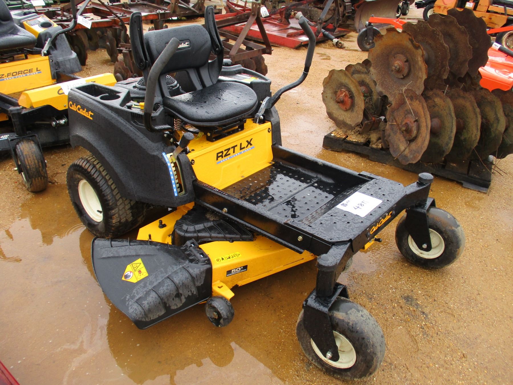 CUB CADET RZT LX VIN/SN1L026H50177 50" ZERO TURN MOWER, METER READING