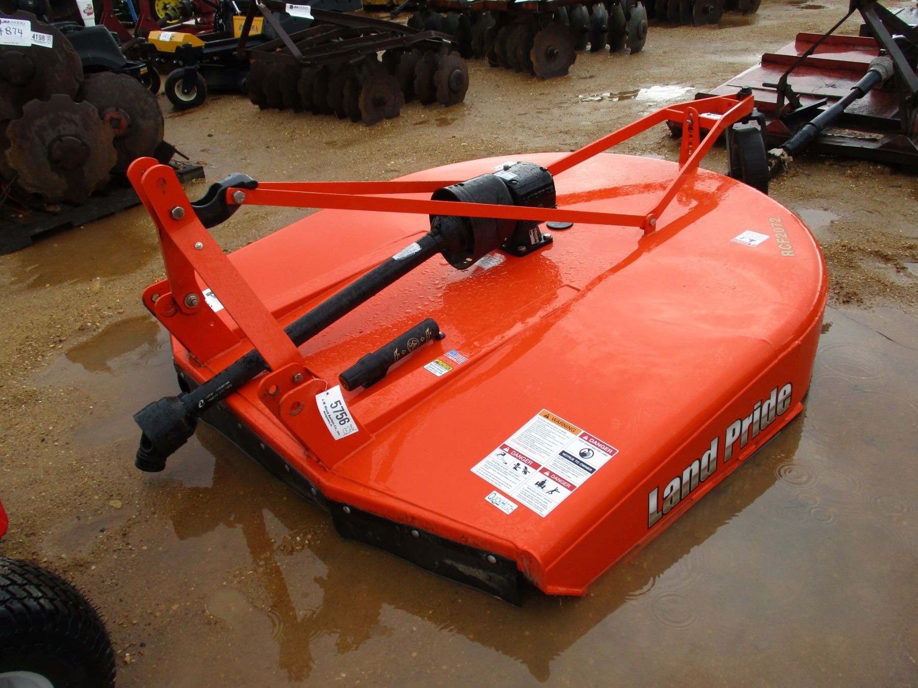 LAND PRIDE RCF2072 ROTARY CUTTER, 6' CUTTING WIDTH