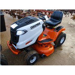 COLUMBIA CYT4220 SE RIDING MOWER, VIN/SN:1C107H40095 - 42", (UNUSED)