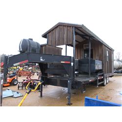 TRAILER WORLD GOOSENECK TRAILER, VIN/SN:1TTGL825391506009 - 25', (2) BAR-B-QUE GRILLS, SLIDE OUT BOT