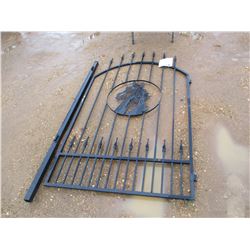 4' HORSE HEAD GATE W/POST