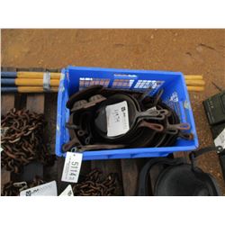 (2) MISC SIZE CAST IRON SKILLETS