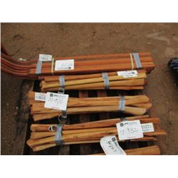 (10) WOOD AXE HANDLES