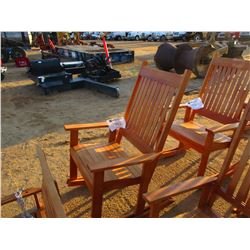 JUMBO WOOD ROCKING CHAIR