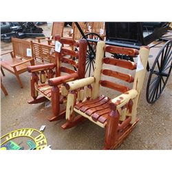 RED CEDAR ROCKING CHAIR