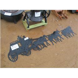 STAG COACH METAL SIGN