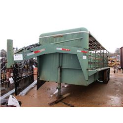 DR STOCK TRAILER, VIN/SN:DR60843123 - 20' LENGTH, T/A, 235/85R16 TIRES