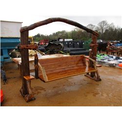 TEAK WOOD LOG SWING