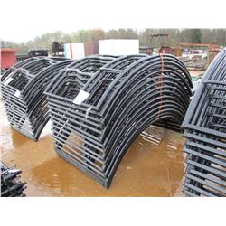 (5) ROUND HAY BALE FEEDERS