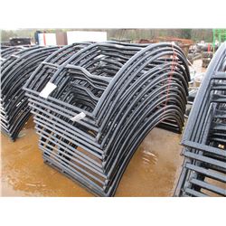 (5) ROUND HAY BALE FEEDERS