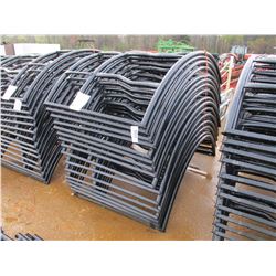 (5) ROUND HAY BALE FEEDERS