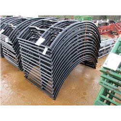 (5) ROUND HAY BALE FEEDERS