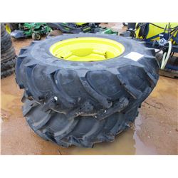 (2) 18.4-30 TIRES AND RIMS
