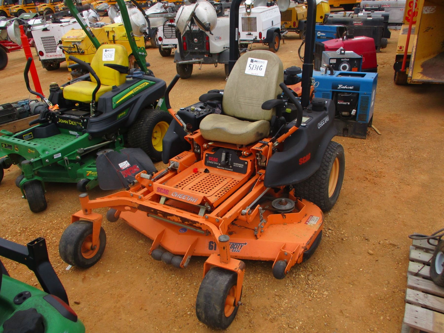 SCAG CHEETAH ZERO TURN MOWER, 60"