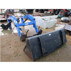 WOOD LU126 FRONT BUCKET ASSEMBLY W/ GP BUCKET, FIT FARM TRACTOR