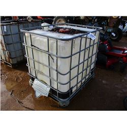 PLASTIC TANK W/METAL CAGE