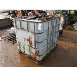 PLASTIC TANK W/METAL CAGE