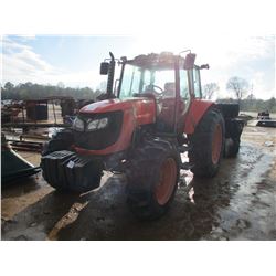 KUBATA M1085 FARM TRACTOR, VIN/SN:50082 - 4X4, PTO, 3 HYD REMOTES, ECAB W/AIR (DOES NOT RUN) (COUNTY