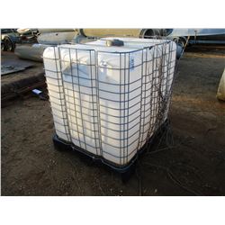 PLASTIC TANK W/METAL CAGE