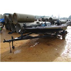 GLASS STREAM FIBERGLASS BOAT, VIN/SN:SY16757G687 - 15', MERCURY 50HP OUTBOARD STEALTH 300 12 VOLT TR