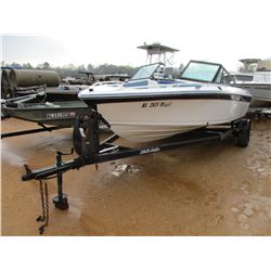 REGENCY FIBERGLASS BOAT, VIN/SN:MJ1A0861E888 - 19', GMC INBOARD/OUTBOARD MOTOR, OPEN BOW, S/A TRAILE