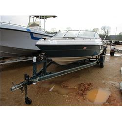 CARAVELLE 1900 FIBERGLASS BOAT, - MERCRUISER 4.3 V6 INBOARD/OUT ENGINE, EZY-RYDER S/A TRAILER