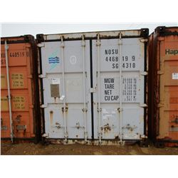 40' STEEL SHIPPING CONTAINER