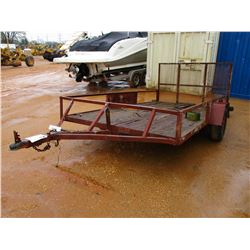 FARM TRAILER, - 78" X 12', S/A, RAMP, 205/75D14 TIRES