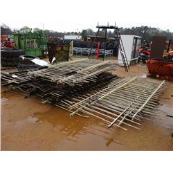 MISC METAL ROD FENCE SECTION