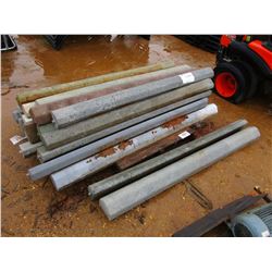 (20) PARKING LOT BUMPER PLASTIC