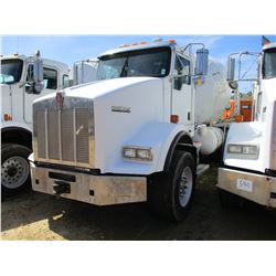 2009 KENWORTH T800 CONCRETE MIXER, VIN/SN:1NKDLF0X69J244265 - T/A, 350 HP CAT C9 DIESEL ENGINE, 8LL 
