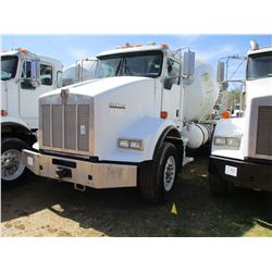 2009 KENWORTH T800 CONCRETE MIXER, VIN/SN:1NKDLF0XX9J244267 - T/A, 350 HP CAT C9 DIESEL ENGINE, 8LL 