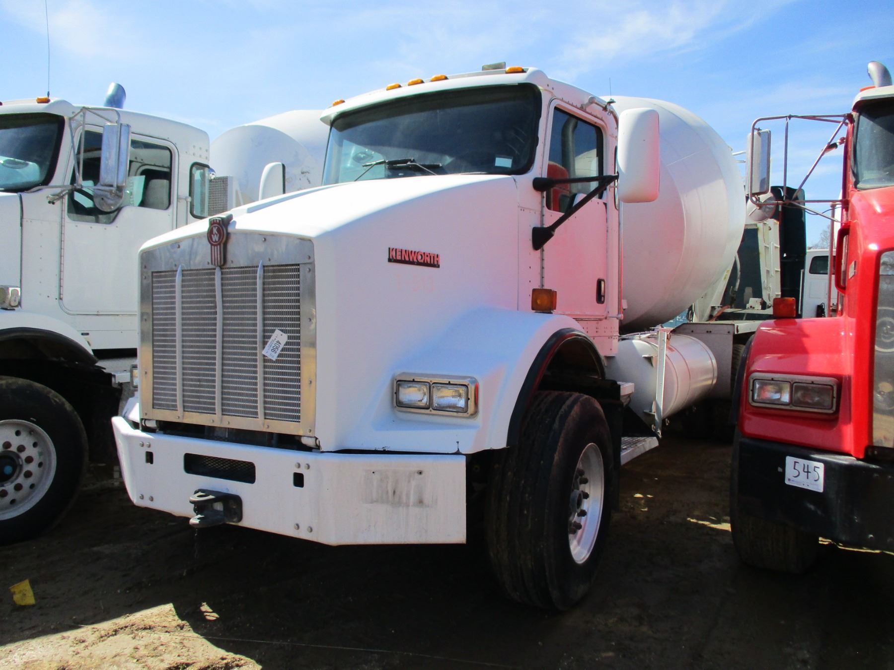 2004 KENWORTH T800 CONCRETE MIXER, VIN/SN1NKDL00X04J057724 T/A, CUMMINS DIESEL ENGINE, 8LL TRANS,