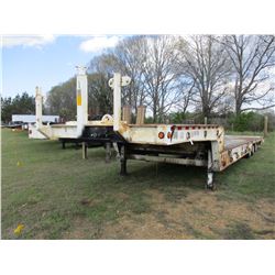 2001 PITTS LB-50-35 LOWBOY TRAILER, VIN/SN:1PELB50321P010656 - TRI-AXLE, 50' LENGTH, 120" WIDE, HYD 
