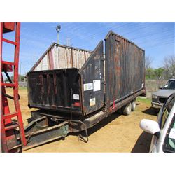DEBRIS HAULER TRAILER, VIN/SN:Z1TR1694 - PINTLE HITCH