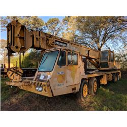 PETTIBONE 60 TK-LSP CRANE, VIN/SN:884A-7808 DETROIT DIESEL ENG, 30T, 4 SHEAVE JOHNSON 3014RTA BLOCK,