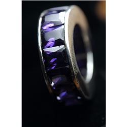 Stunning Amethyst Eternity Band 45.25 Carats