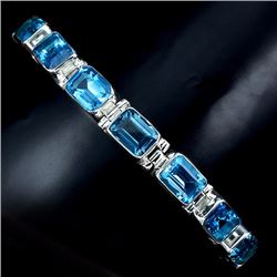 Natural Swiss Topaz Bracelet