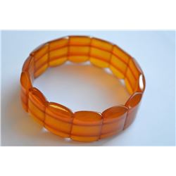 Antique Natural Butterscotch Egg Yolk Amber Bracelet