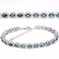 Stunning London Blue Topaz Bracelet