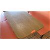 Image 2 : Restaurant Tabletop & Seating Ensemble (Table 39.5" X 23.5") w/2 Seats (approx. 42"L X 15.5"W X 34" 
