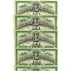 Image 1 : State of Louisiana, 1892 Canceled Set of 5 Bonds Signed by Murphy J. Foster as Governor.